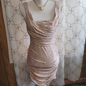 Express Shimmering  Mini Dress